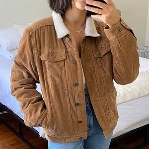 Vintage Carhartt corduroy sherpa jacket